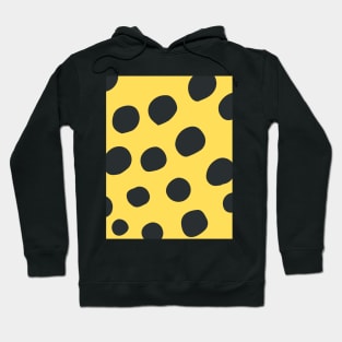 Fancy dot yellow pastel pattern Hoodie